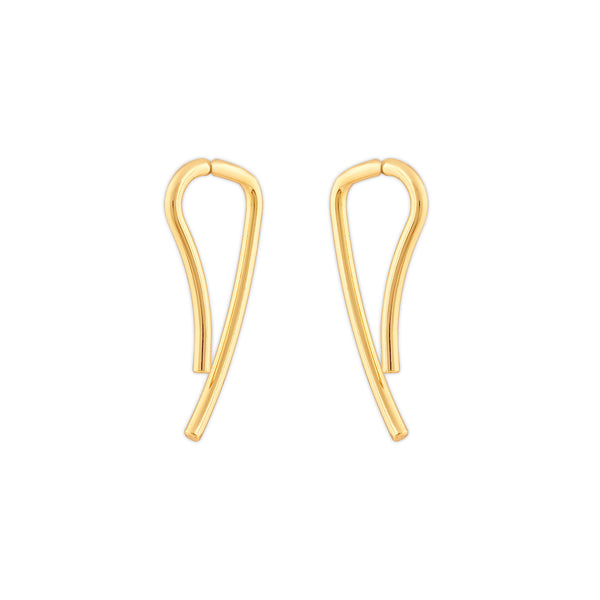 Women's Loris Hoops | 18K Gold-Plated