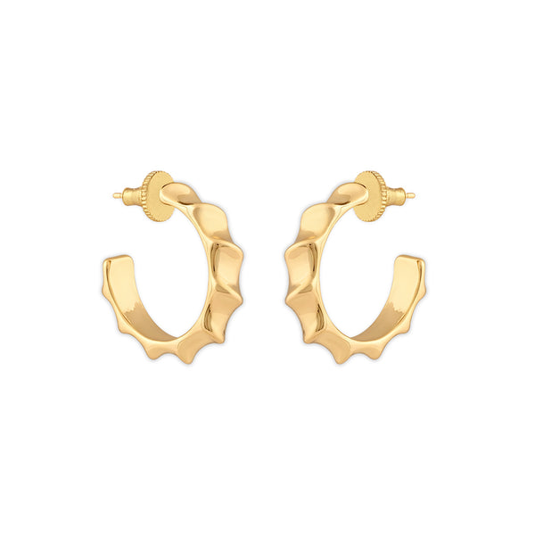 Women's Mana Hoops | 18K Gold-Plated