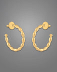 Willow Hoops | 18K Gold-Plated