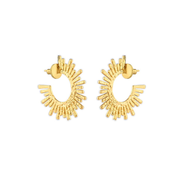 Women's Kaya Hoops | 18K Gold-Plated