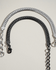#Rhodium color Lobster Lock