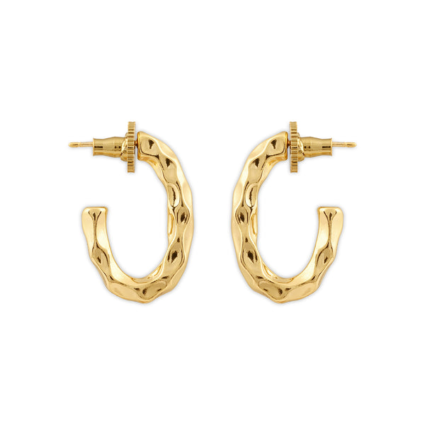 Women's Mana Hoops | 18K Gold-Plated
