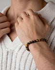 Tiger Eye Natural Stone Bracelet – Strength, Confidence & Clarity