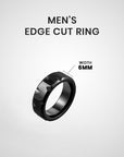 Men's Edge cut Ring