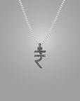 Iced Out Rupee Pendant with 22" chain