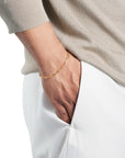 Men's Paperlink Bracelet | 18k Real Gold Plated