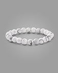 Howlite Natural Stone Bracelet – Tranquility, Balance & Mindfulness