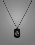 Ganeshji Carved Tag Necklace
