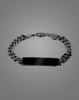 Rouge Black ID Link Bracelet