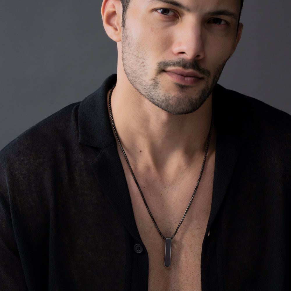 Ignot Pendant With 22” Jared Chain HOUSE OF BLACK MAMBA