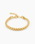 Men's 4-Way Spiga Bracelet | 18K Premium Gold-Plated