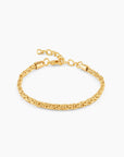 Men's Corda Bracelet | 18K Thick Gold-Plated