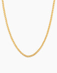 Men's Wheat Chain | 18K Thick Gold-Plated