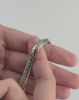 #Rhodium color Lobster Lock
