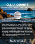Clear Quartz Natural Stone Bracelet – Amplify Energy & Clarity