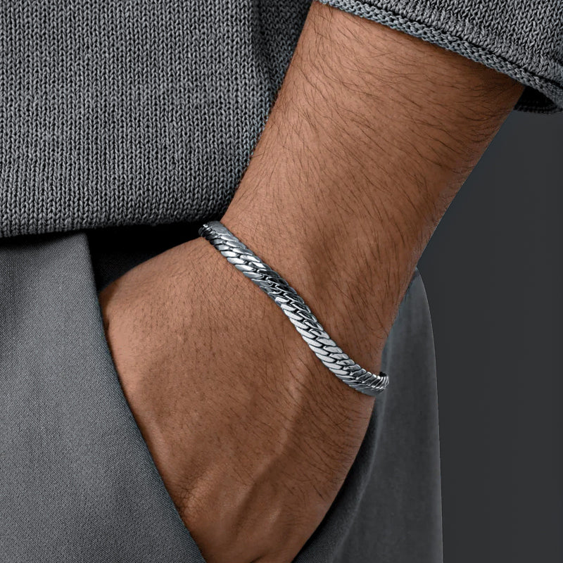 #Rhodium color Lobster Lock