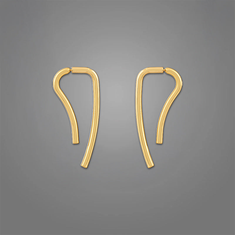 Women's Loris Hoops | 18K Gold-Plated