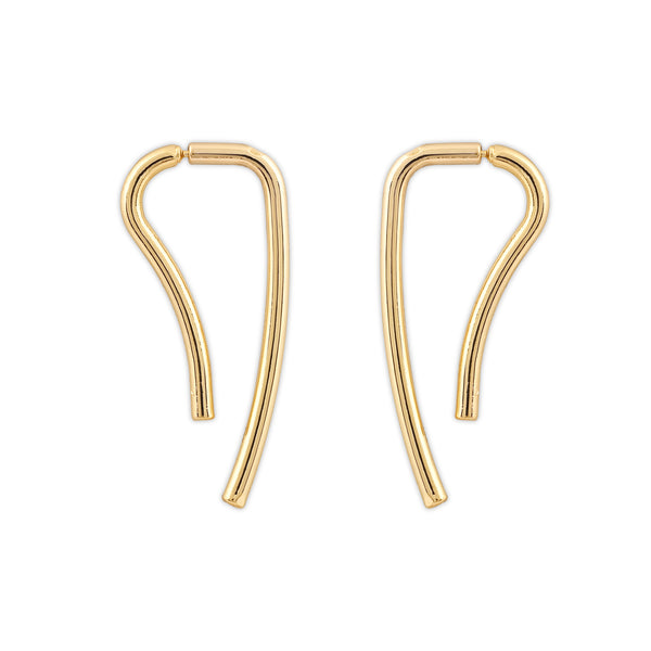 Women's Loris Hoops | 18K Gold-Plated