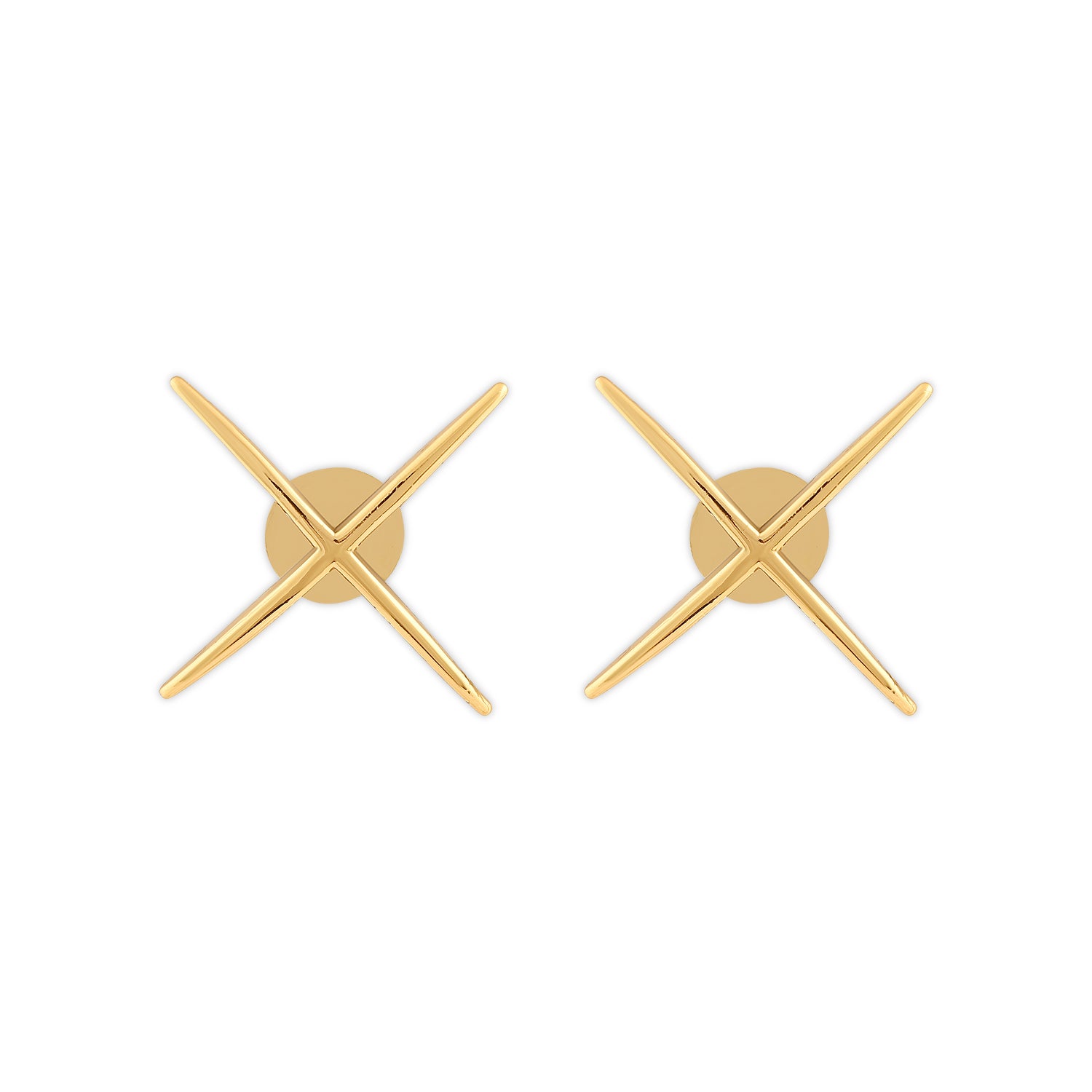 Women's Jenny Studs | 18K Gold-Plated