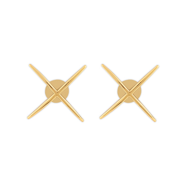 Women's Jenny Studs | 18K Gold-Plated