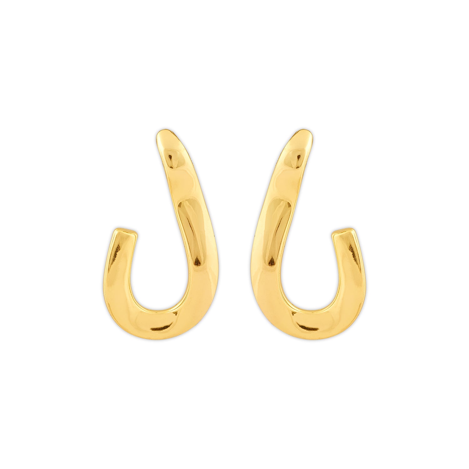 Women's Pave Hoops | 18K Gold-Plated