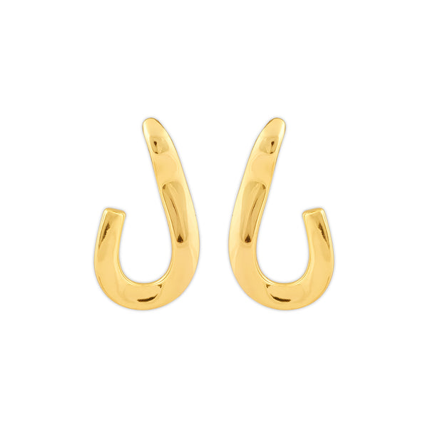Women's Pave Hoops | 18K Gold-Plated
