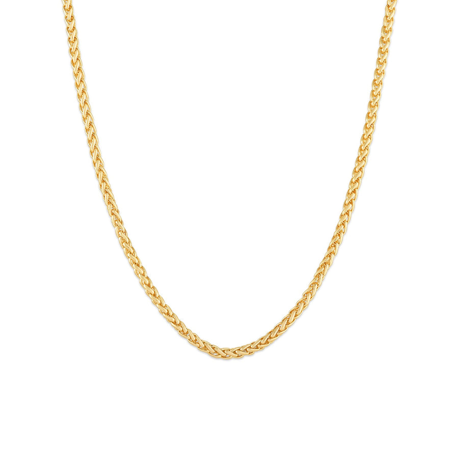 Men's Wheat Chain | 18K Thick Gold-Plated
