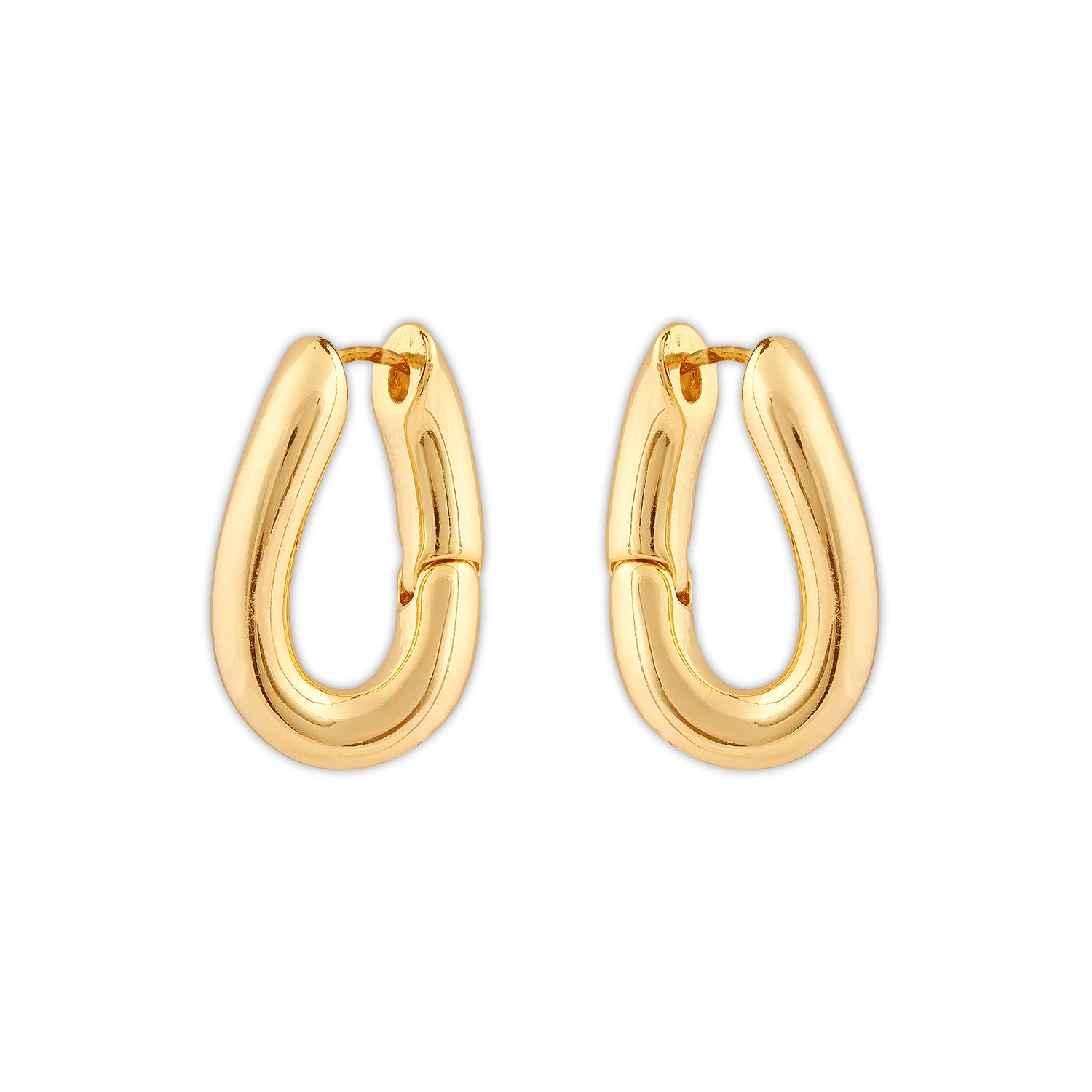 Women's Sage Hoops | 18K Gold-Plated
