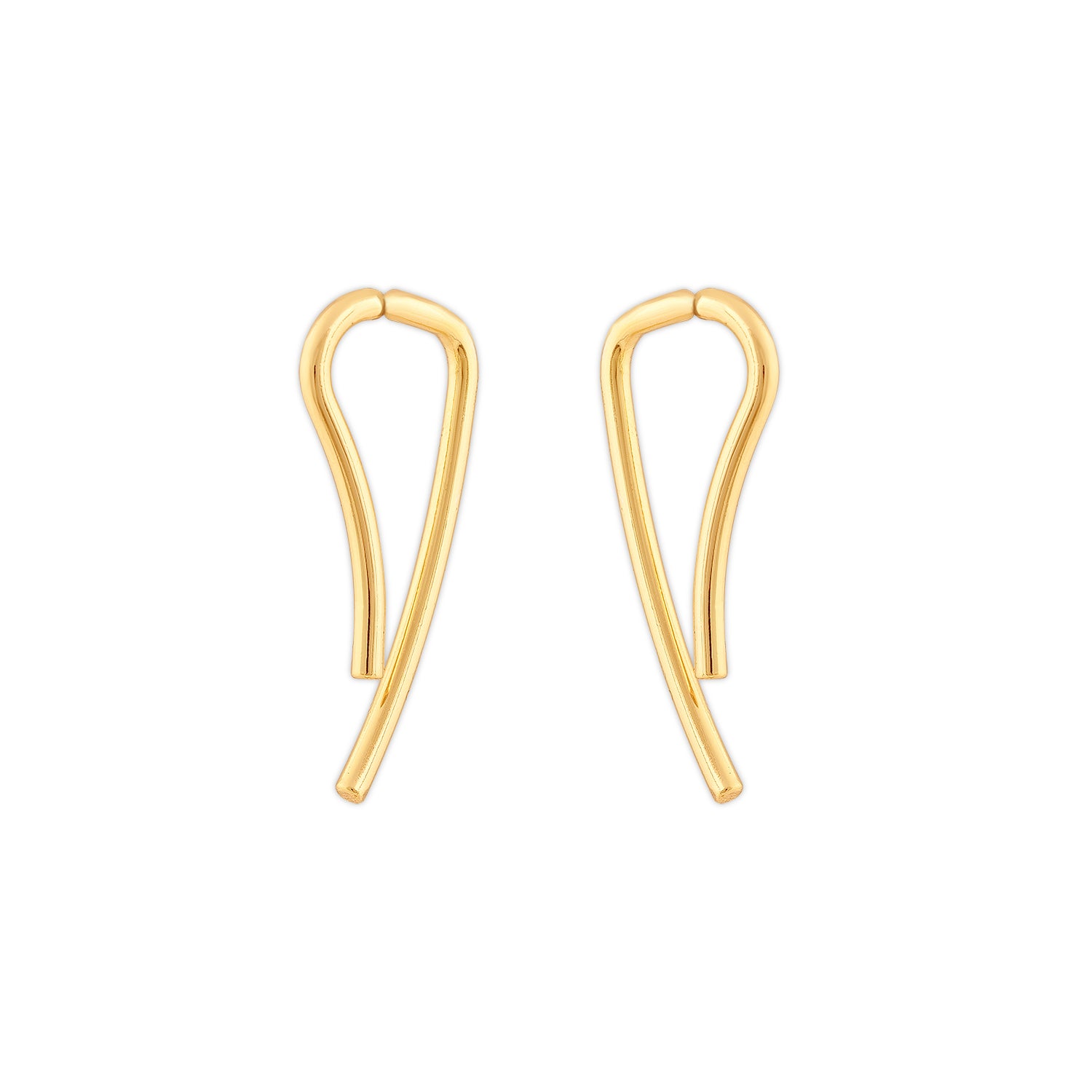 Women's Loris Hoops | 18K Gold-Plated