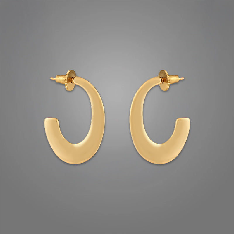 Halo Hoops | 18K Gold-Plated