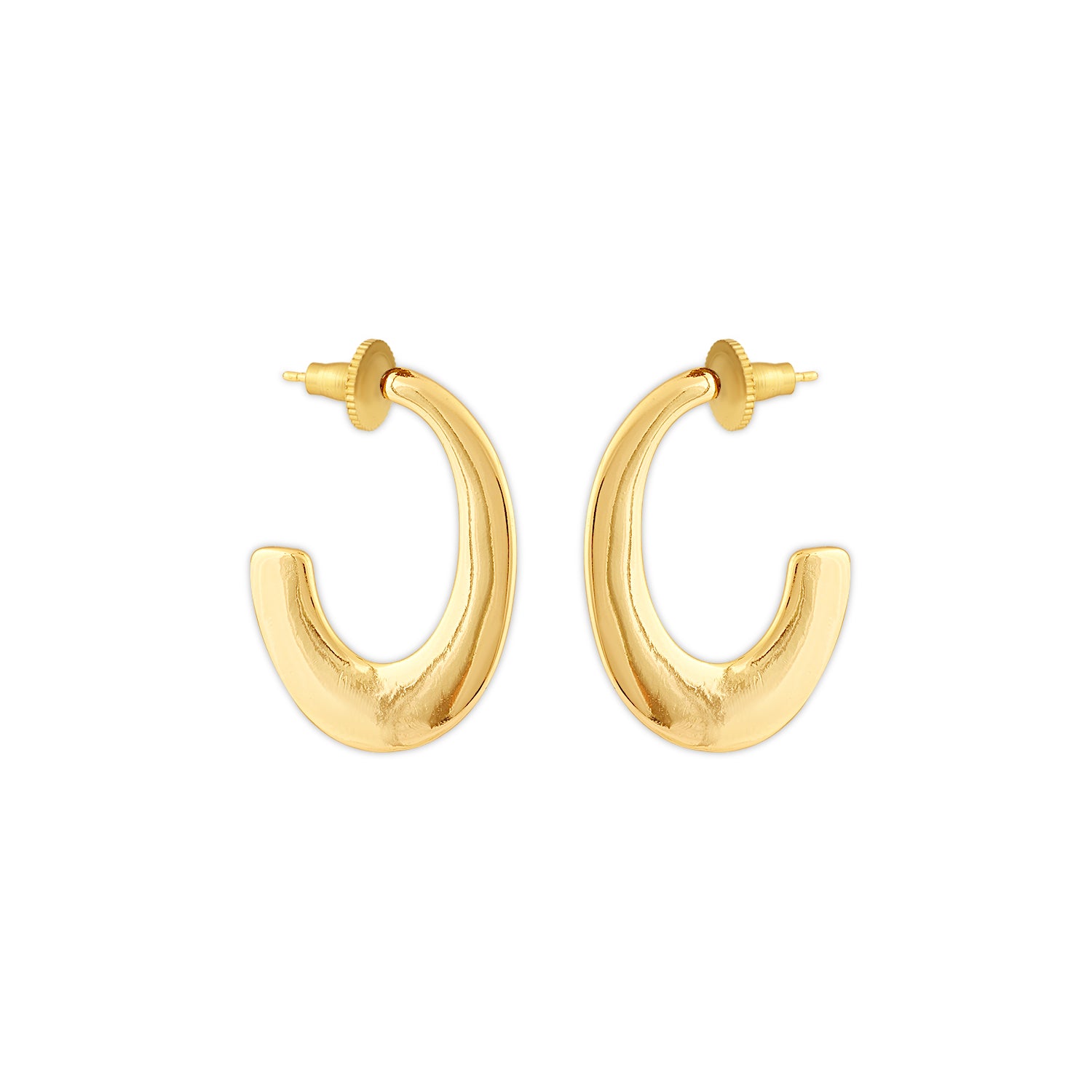 Women's Halo Hoops | 18K Gold-Plated
