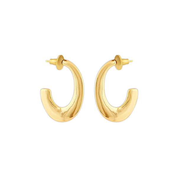 Women's Halo Hoops | 18K Gold-Plated