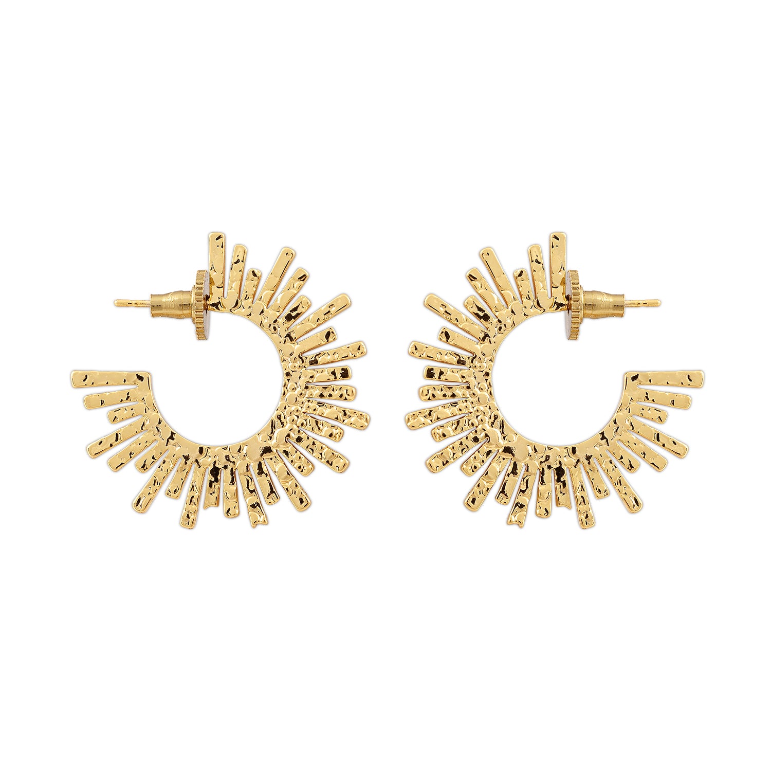Women's Kaya Hoops | 18K Gold-Plated