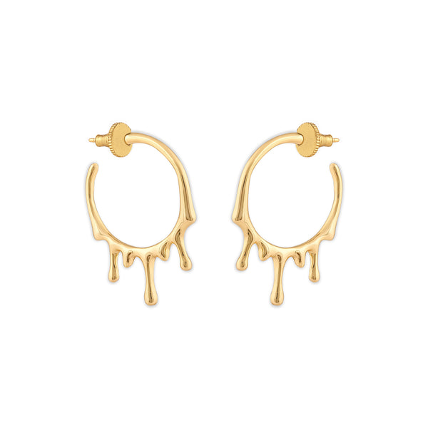 Women's Kita Hoops | 18K Gold-Plated