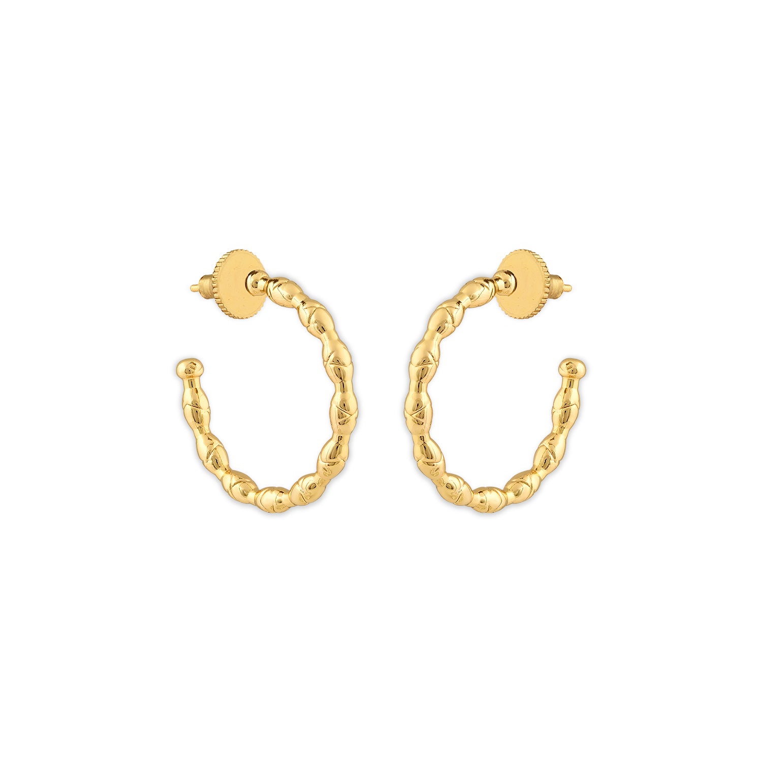Women's Willow Hoops | 18K Gold-Plated