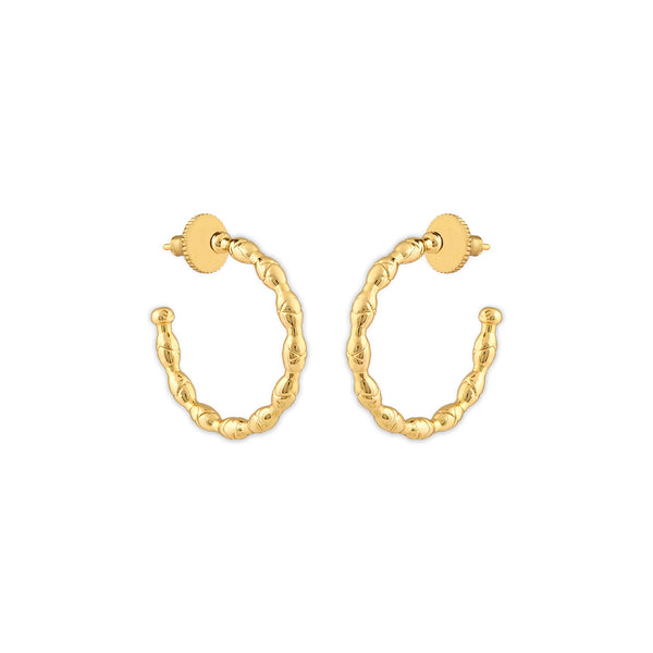 Women's Willow Hoops | 18K Gold-Plated