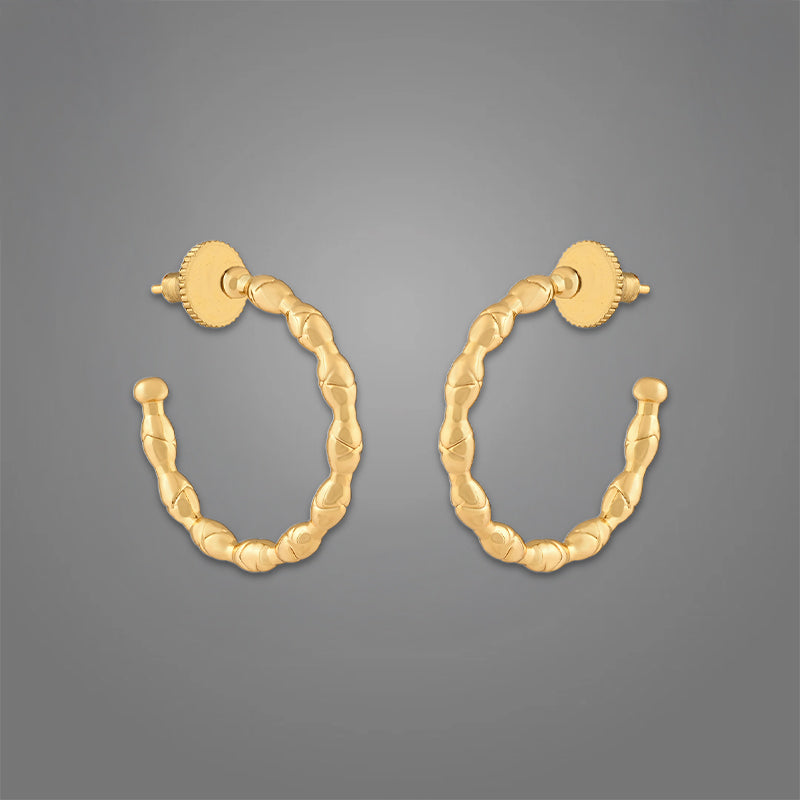 Women's Willow Hoops | 18K Gold-Plated