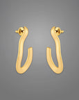 Pavé Hoops | 18K Gold-Plated