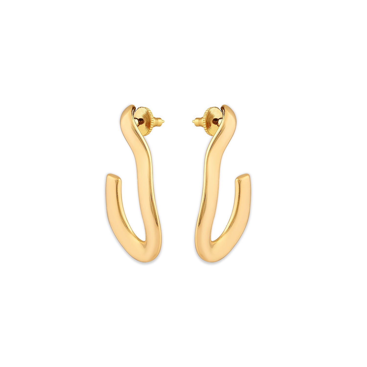 Women's Pave Hoops | 18K Gold-Plated