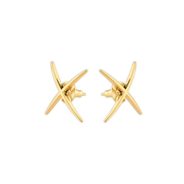 Women's Jenny Studs | 18K Gold-Plated