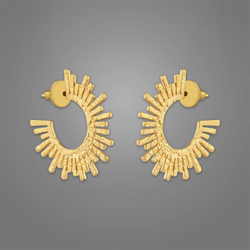 Women's Kaya Hoops | 18K Gold-Plated
