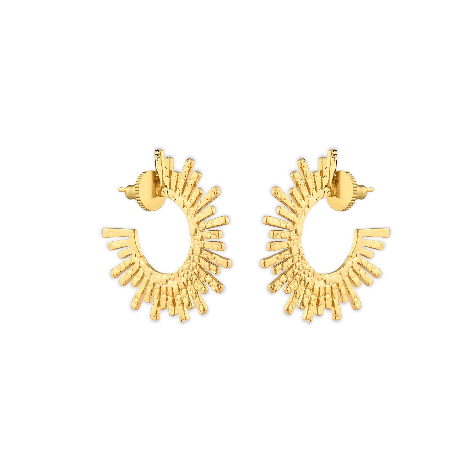 Women's Kaya Hoops | 18K Gold-Plated
