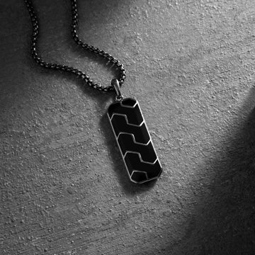 Monolith Pendant with jared chain