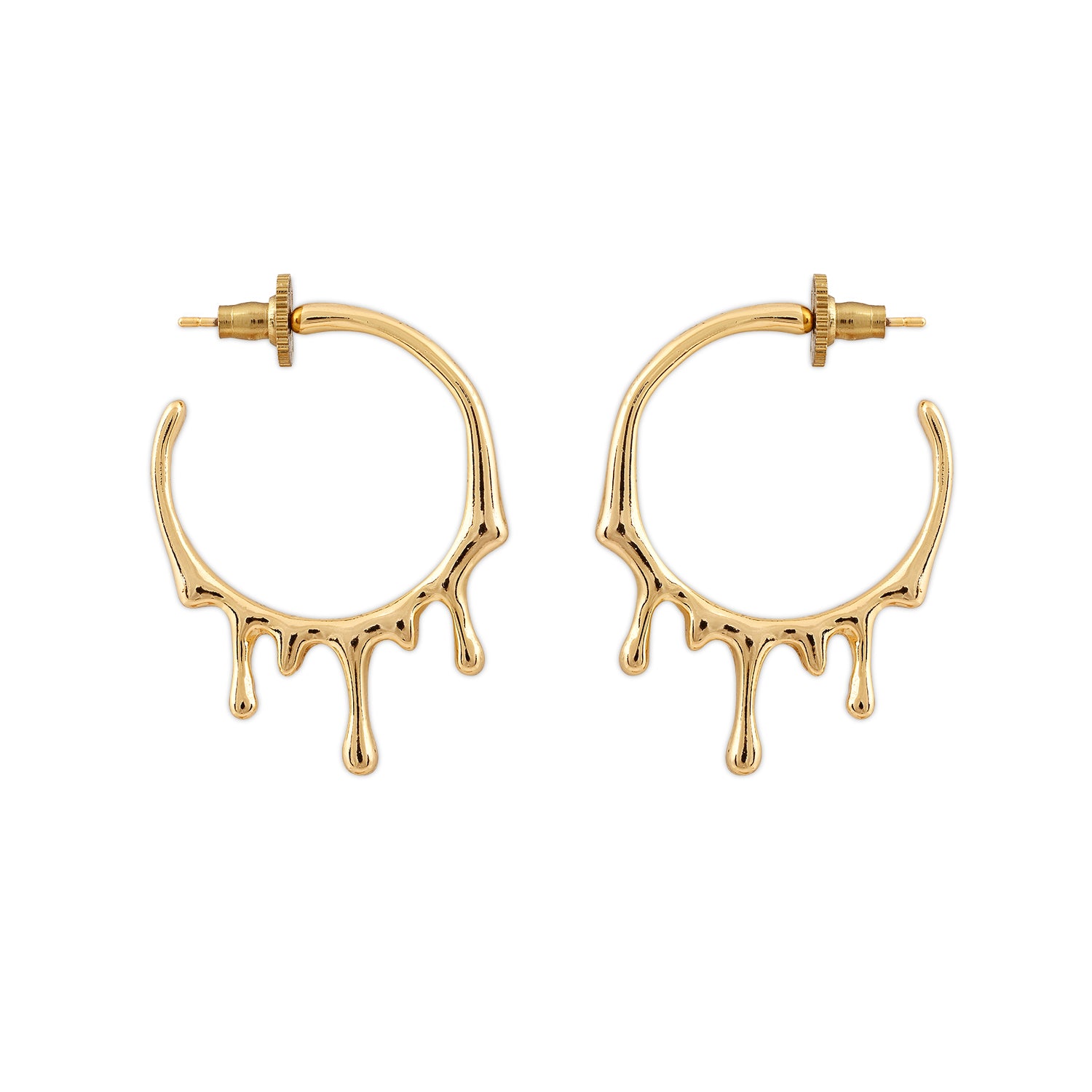 Women's Kita Hoops | 18K Gold-Plated