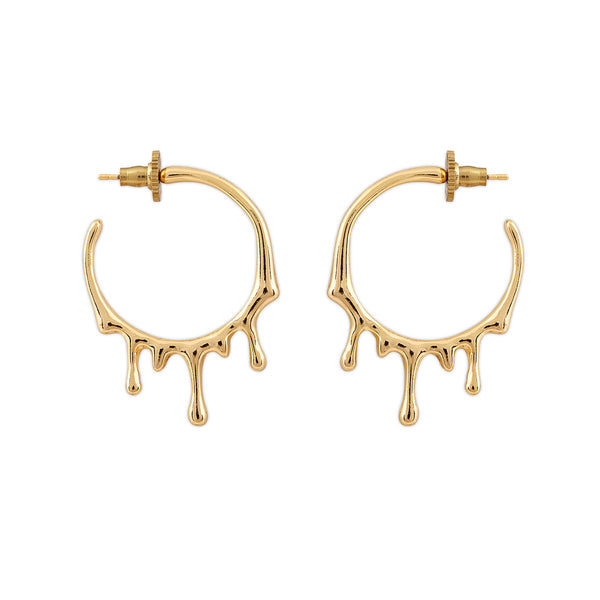 Women's Kita Hoops | 18K Gold-Plated