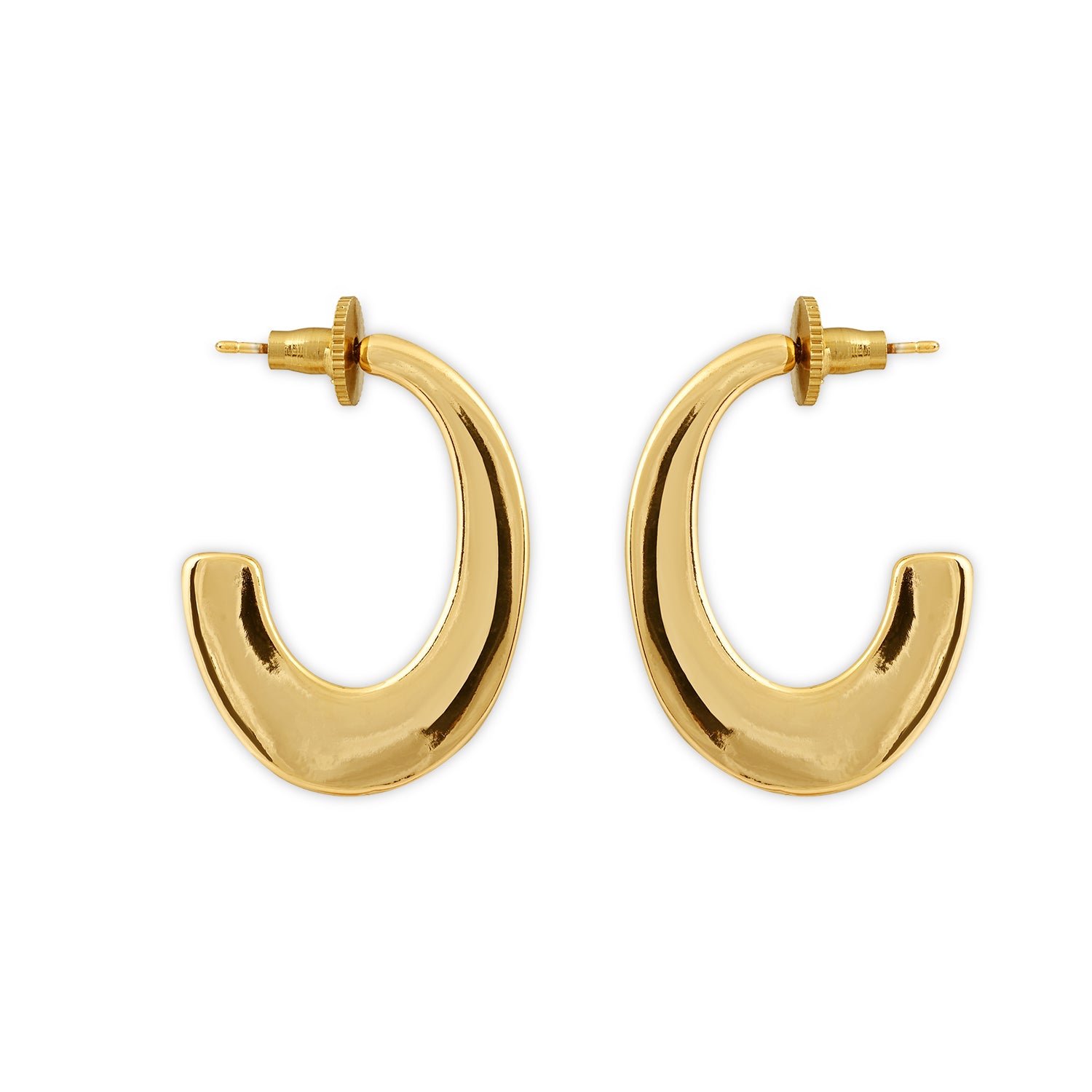 Women's Halo Hoops | 18K Gold-Plated