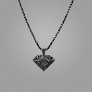 iced out Diamond Pendant with 22" chain