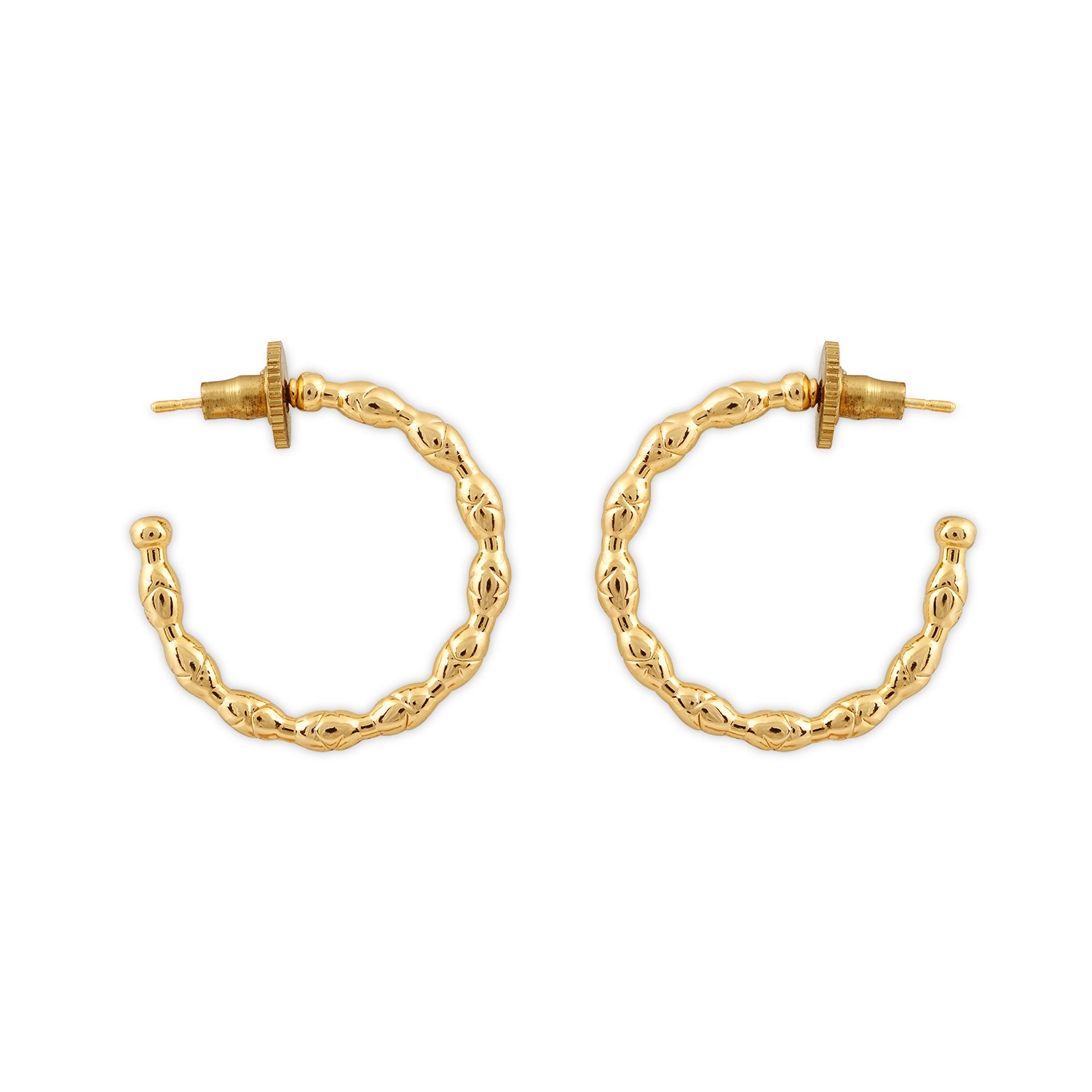 Women's Willow Hoops | 18K Gold-Plated