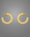 Tube Hoops | 18K Gold-Plated