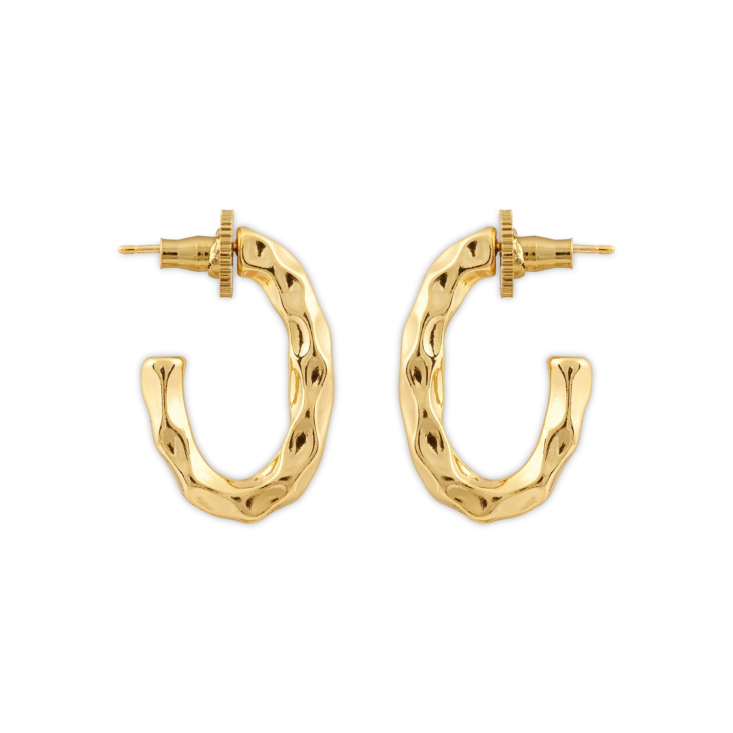 Women's Mana Hoops | 18K Gold-Plated